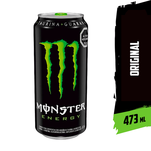 Lata Monster Energy Original 473 ml verde